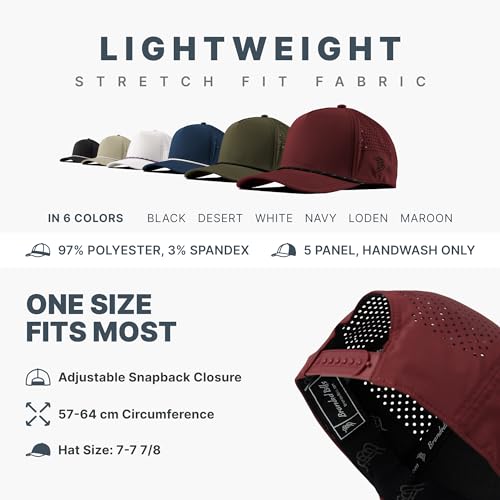 Image of Branded Bills Dad Script 5 Panel Rope Hat for Men | Baseball Cap