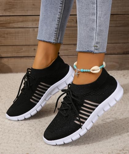 Womens Slip On Running Sneakers Tennis Non Slip Walking Gym Workout Athletic Comfortable Lightweight Fashion Sport Casual Shoes3