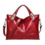 Diese Henkeltaschen aus weichem Top-Grain-Leder mit Wachs- und Öl-Finish, strapazierfähigem und glattem Innenfutter machen die Lederhandtaschen zu einem luxuriöseren Erlebnis.