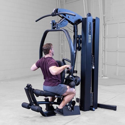 Image of Body-Solid Multi-Station Home Gym Machine, Arm & Leg Strength Training Functional Exercise Workout Station for Weight Lifting and Bodybuilding