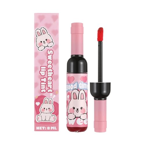 Yulokdwi Tinte Labial Vino - Color Labial,Brillo Líquido Color Vino Acabado Mate Resistente Al Agua Para Citas Y Reuniones Familiares