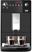 Melitta Purista Kaffeevollautomat, Mattschwarz, Flüsterleises Mahlwerk, Individuelle Kaffeezubereitung, Kompakte Größe, 1,2L Wassertank – Ansicht 1
