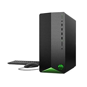 HP Pavilion Gaming Desktop PC – AMD 6-Core Ryzen 5 5600G Processor, AMD Radeon RX5500, 8GB RAM, 256GB PCIe NVMe SSD, Win…