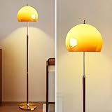 Construction en bois de qualité supérieure : Fabriqué avec un pied et un pied en bois robustes, ce lampadaire met en valeur le grain naturel du bois pour un style authentique et chaleureux. L'abat-jour en verre orange dégradé est durable et offre un équilibre parfait entre style, stabilité et sécurité – idéal pour les foyers avec enfants ou animaux de compagnie.