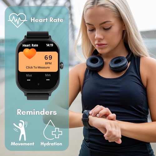 iN Tech Smart Watch Pro (Advanced) - 2.01" HD Touch Screen - Smart Watches for Mens Womens Watches - Smart Watch Men - Fitness Watch - Fitness Tracker Heart Rate/Sleep/SpO2 Monitor - Smart Watches Men - Image 5