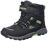 High-top Kappa SKUBB TEX KIDS Klassische Stiefel Unisex-Kinder, Schwarz (Black/Green 1130), 29 EU