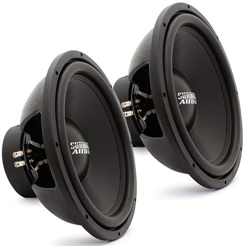 Pair of Sundown Audio E-15 v4 D4 15 inch 500W RMS Dual 4-Ohm Subwoofers (PAIR-E-15v4D4)