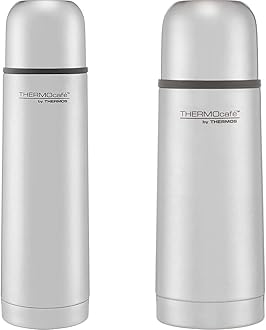 Thermos Thermocafe Stainless Steel Flask, 0.5 L & 181114 ThermoCafé Stainless Steel Flask, Multicolour, 0.35 L
