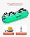 VEVOR Water Weights Aqua Bag, Large Aqua Bags for Workout, 70 lbs Adjustable Portable Stability Fitness & Full Body Exercise Equipment, for Strength Core and Balance Training, Home Gym Exercise, Clear