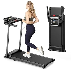 Laufband für Zuhause Walking Pad - Klappbar Laufbänder Walkingpad Elektrisches Laufbänder Schreibtisch Foldable Treadmill for Home Büro Laufpad Leise Klein 10Km/h Tretmühle Klappbares Hause Kleines