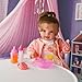 BABESIDE 13 Pcs Baby Doll Accessories Set with Toy Storage Bag, Magic Baby Dolls Bottles with Disappearing Milk & Juice and Magnetic Pacifiers for Toddlers Pretend Play Toys