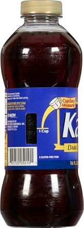 Karo Dark Corn Syrup with Refined Molasses, Sweetener for Baking, 16 fl oz