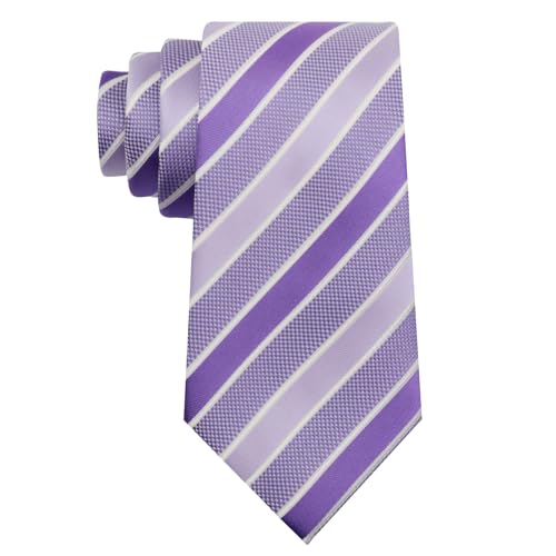 Image of Luckyvestir Striped Ties for Men Classic 3.15 inch Men's Tie Formal Neckties for Business Graduation Dinner Wedding