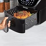 Power XL Vortex Pro Air Fryer 8 Quart, 1700W, Nonstick Coating, Dishwasher-Safe, Built-in Food Dehydrator, Automatic ShutOff, LED Touchscreen, 10 Presets, XL Kitchen Appliances.