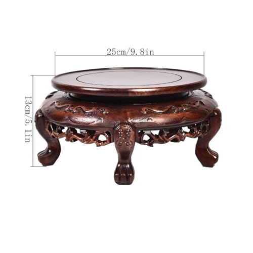 Support de présentation en bois de style rétro chinois pour objets précieux - 3