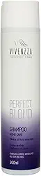 Vivenzza Professional Perfect Blond Shampoo, 300ml, para Cabelos Louros, Grisalhos ou com Mechas
