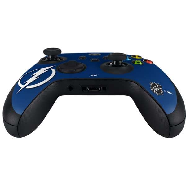 Skinit Decal Gaming Skin Compatible with Xbox Series X Controller - Officially Licensed NHL Tampa Bay Lightning Logo Design