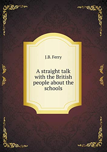 A straight talk with the British people about t... 5519314713 Book Cover