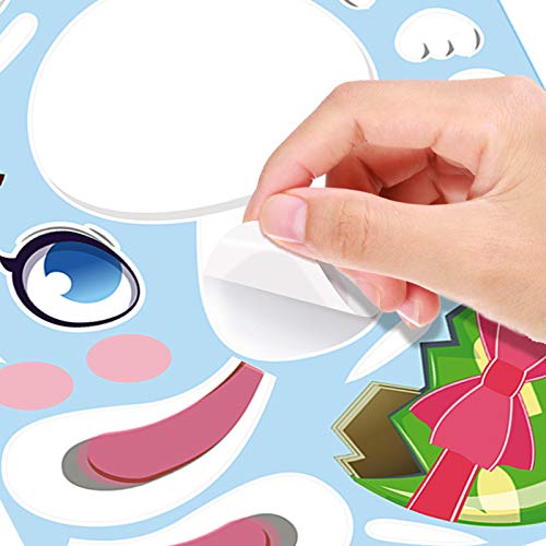 Adesivos para o Dia de Páscoa, jogos de festa de Páscoa, brindes/suprimentos para crianças - conjunt