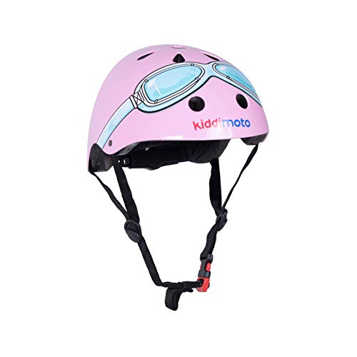 Kiddimoto Casco Bicicleta Completamente Ajustabl - EN1078 probado para CE para Infantil y Niños - Bici Casco para Patinete, Ciclismo, Patines, Bicicleta de Equilibrio y Monopatin