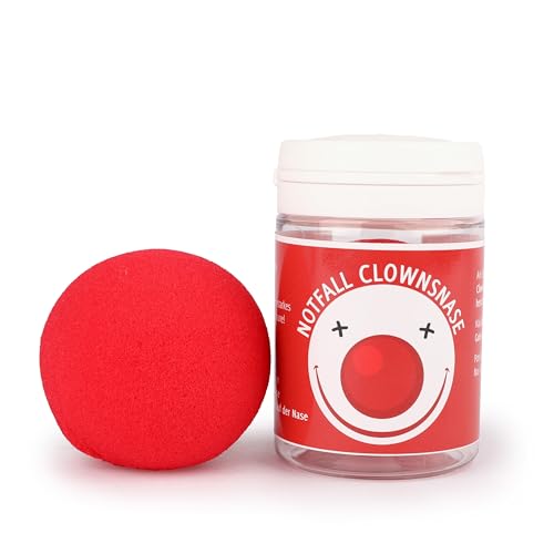 Notfall Clownsnase Sofortiger Stressabbau & herzhaftes Lachen Gag-Nase für Aufheiterung und Entspannung Perfektes Accessoire für Karneval Partys & humorvolle Notfälle von Liebeskummerpillen