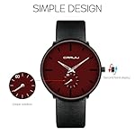 FIZILI Mens Watches Ultra-Thin Minimalist Waterproof-Fashion Wrist Watch for Men Unisex Dress with Leather Band - Image 5