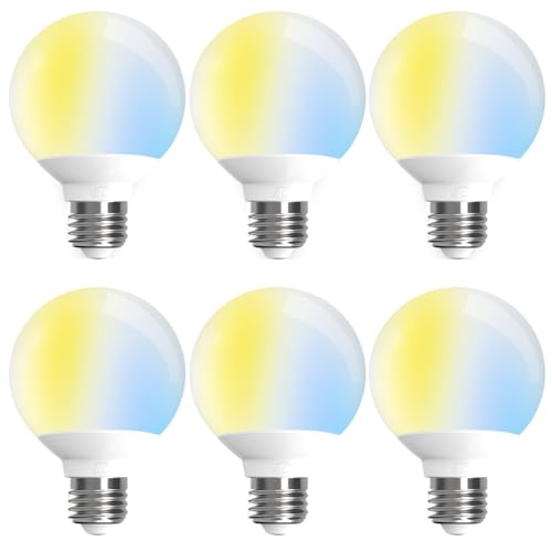 ILC G25 Globe Light Bulbs, App-Controlled LED Bulb with Bluetooth