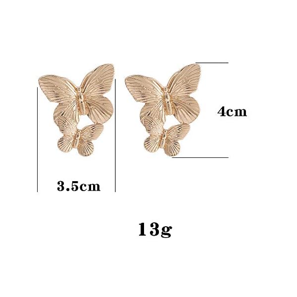 fxmimior-Bohemian-Dainty-Gold-Big-Butterfly-Earrings-Big-Dainty-Gold-Drop-Earrings-Statement-Charm-Earring-Body-Jewelry-for-Women-and-Girls fxmimior Bohemian Dainty Gold Big Butterfly Earrings Big Dainty Gold Drop Earrings Statement Charm Earring Body Jewelry for Women and Girls