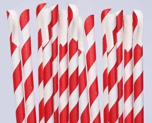 Lickleys Disposable Paper Spoon Straws for Slush, Ice Cream and Sorbets (2600)