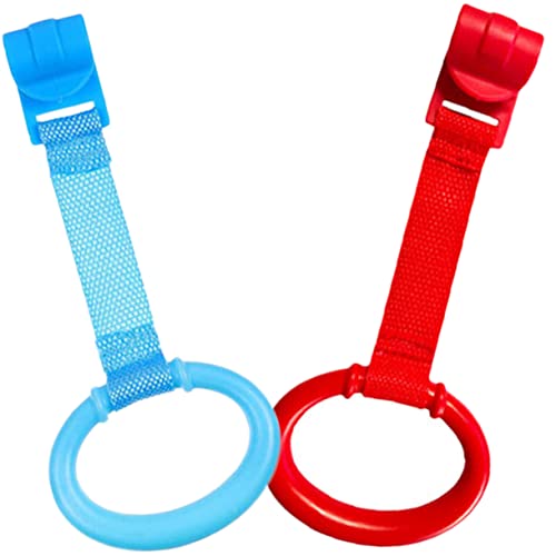 YARNOW 2 Piezas Anillas de Aprendizaje Bebés Anillas Colgantes Cuna Caminar Ergonómico y Accesorio Práctico Bebés y Pequeños