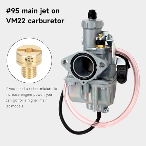 Image of FVRITO VM22 26mm Carburetor Mini Bike Carb Kit for Predator 212 196cc 212cc Ghost 224cc 6.5HP Non Hemi Coleman CT200U CT200U-EX BT200X KT196 Go Kart Baja Warrior GX160 GX200 Upgrade Stage 1 Kit Purple