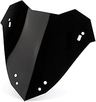Vista 3 de Parabrisas de motocicleta carenado deflector deflectores de viento para Yamaha XMAX300 Xmax 300 X-MAX300 X-MAX 300 2023 (negro)