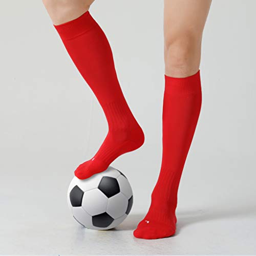 Image of CS CELERSPORT 2 /3 Pack Soccer Softball Baseball Socks for Youth Kids Adult Multi-Sport Compression Knee High Socks