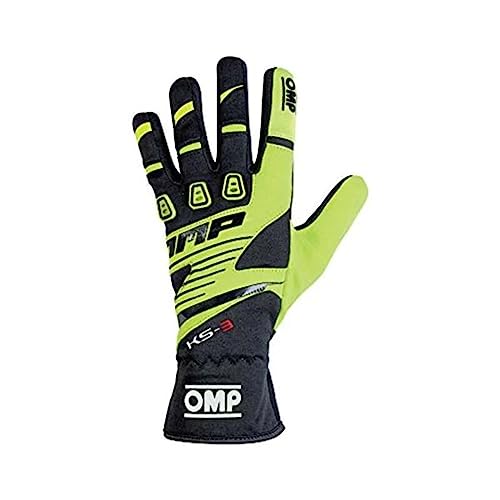 OMP OMPKK02743E059XXS Ks-3 Guantes My2018 Amarillo/Negro Sz Xxs