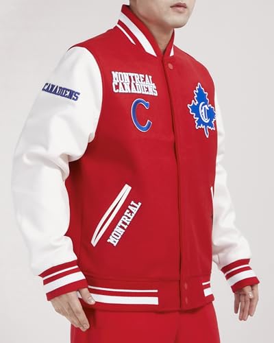 Image of Pro Standard Mens NHL Retro Classics Varsity Jacket