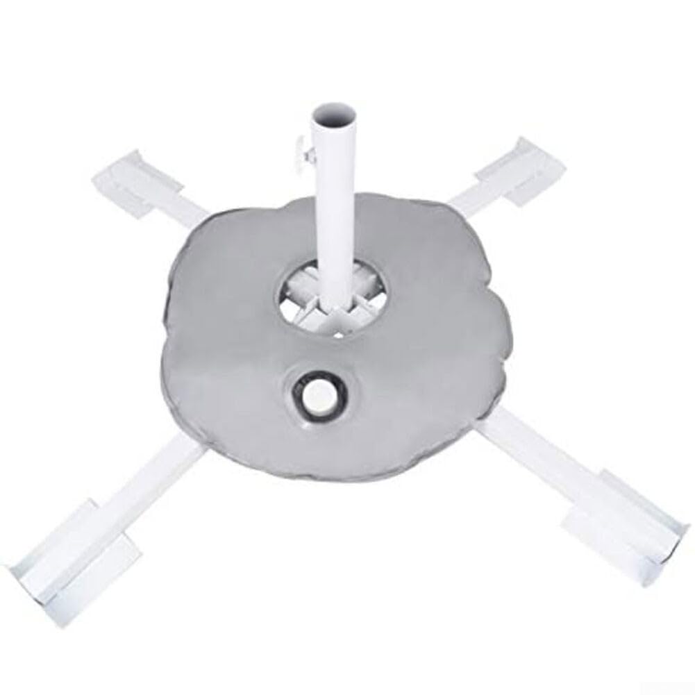 Base per ombrellone Pieghevole Regolabile 2-3.6cm con Sacca Base(Black)