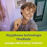 Philips OneBlade Ostrza do pierwszego golenia, 2 x wymienne ostrza zapobiegające tarciu, do golenia szczególnie wrażliwej skóry twarzy, QP225/50