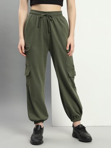 Image of Q - RIOUS Women's Relaxed Fit Cargo Style Jogger Pants