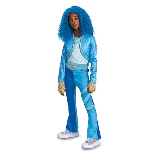 Descendants Chloe Deluxe Costume Official Disney Descendants The Rise of Red Costume Jumpsuit Wig not Included Child Size (7-8)