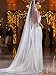 EASEDAILY Bride Wedding Veils Ivory Long Cathedral Length 1 Tier Bridal Tulle Veil with Comb for Women (Ivory)