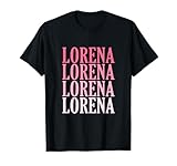 Retro Personalizar Nombre Lorena Camiseta