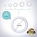 ZADAWERK® Anillo de poliestireno - sólido - Ø 24 cm - 4...
