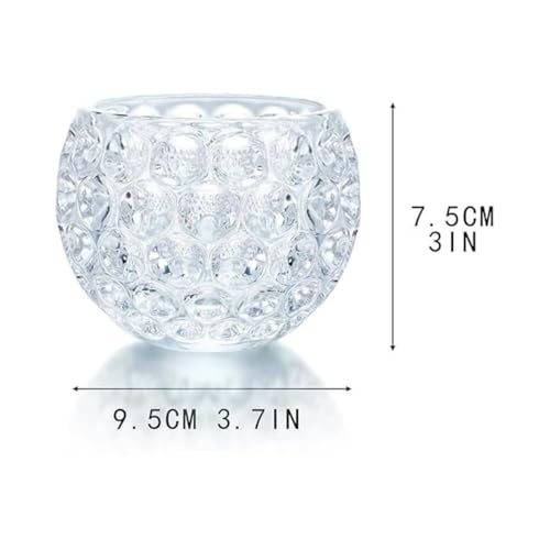 Image of VERVENIX Tea Light Candle Holder Pack of 2, Warm White| Flameless & Smokeless Home Decorative Candles - Transparent Acrylic LED Tea Light Candles for Christmas, Festivals