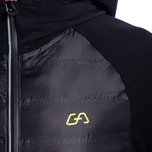 Foto von GYM AESTHETICS | Ultrasonic 2.0 Trainingsjacke Atmungsaktiv Running Hybrid Jacke Für Frauen Damen, wasserdicht, ultraleicht mit Reißverschluss primaloft Wanderjacke Kapuzenjacke