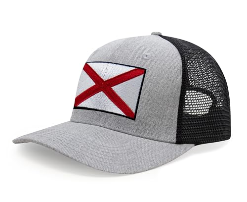 Image of International Tie State Hat for Men and Women, Adjustable Snapback Trucker Baseball Cap with Embroidered Patch