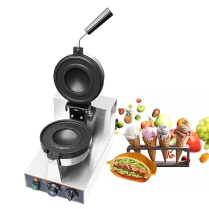 Elektrisch Hamburgerpresse Burger-Maschine, kommerzielle elektrische Pressmaschinen und Bügeleisen, Käsebäcker, Antihaft-Maschine, doppelseitige Heizung, Zeit- und Temperaturregelung, für Bä