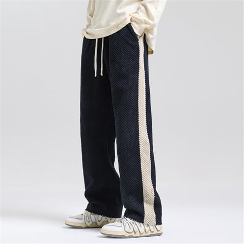 Men's Corduroy Jogging Pants, Loose Comfy Elastic Waisted Trousers, Men's Casual Corduroy Pants4