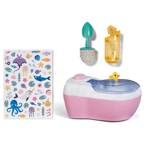 BABY born Toilette - Puppentoilette mit Spülgeräuschen, Toiletten-Song & Zubehör - Hochwertiges Puppenzubehör - Für Puppen der Größe 36 cm & 43 cm