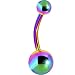 Rainbow Belly Ring
