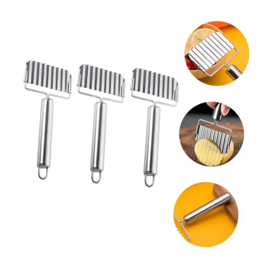 Set Cuchillos Papa Ondulados 3 Piezas Acero Inox miniatura 7